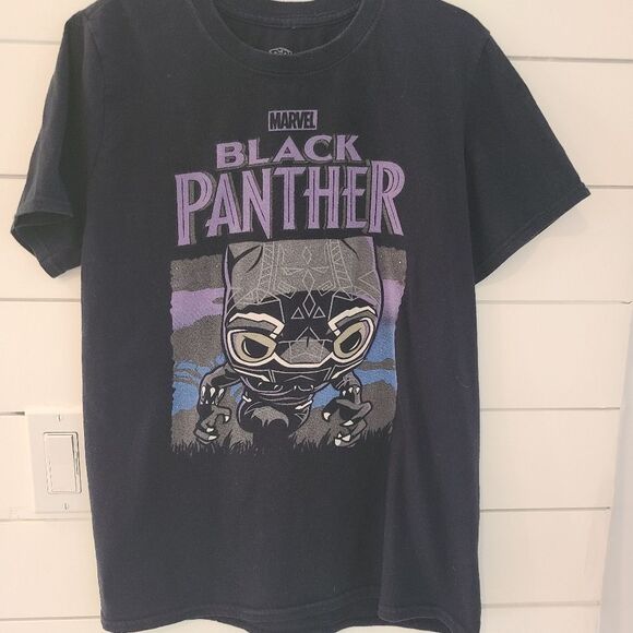 Marvel Black Panther Tee - Black and Purple - Picture 1 of 4